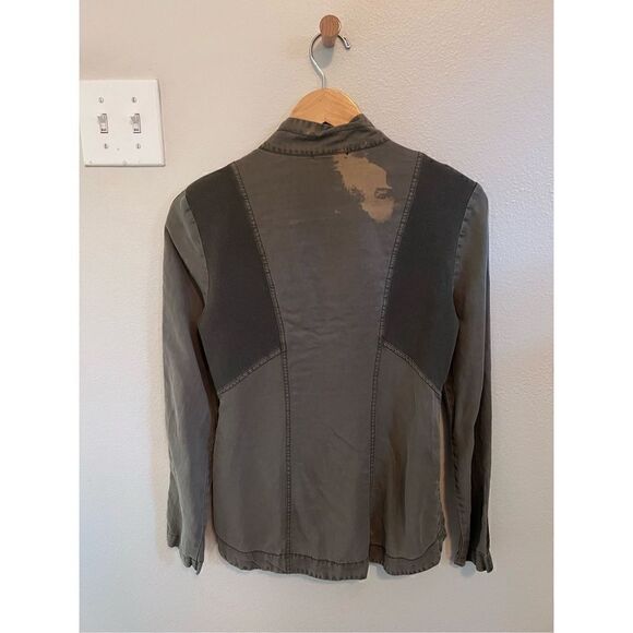 Dear John Army Green Riso Tencel Jacket - Picture 6 of 6